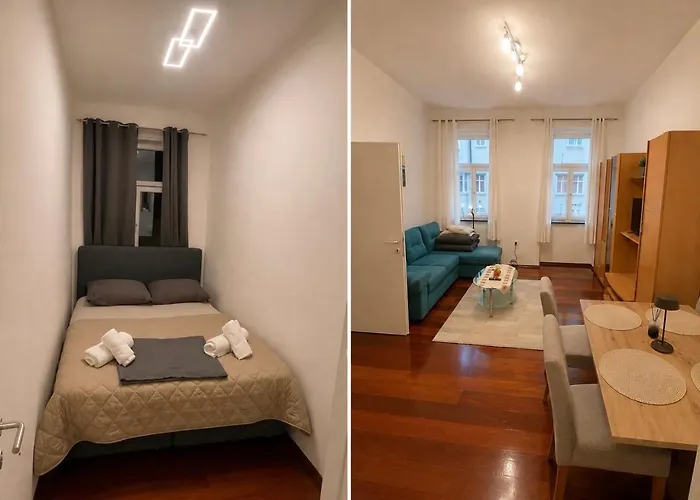 Near U-bahn Up To 4 Guests 2,5 Km To Center Bed Sofa Bed Wi-fi Διαμέρισμα *
